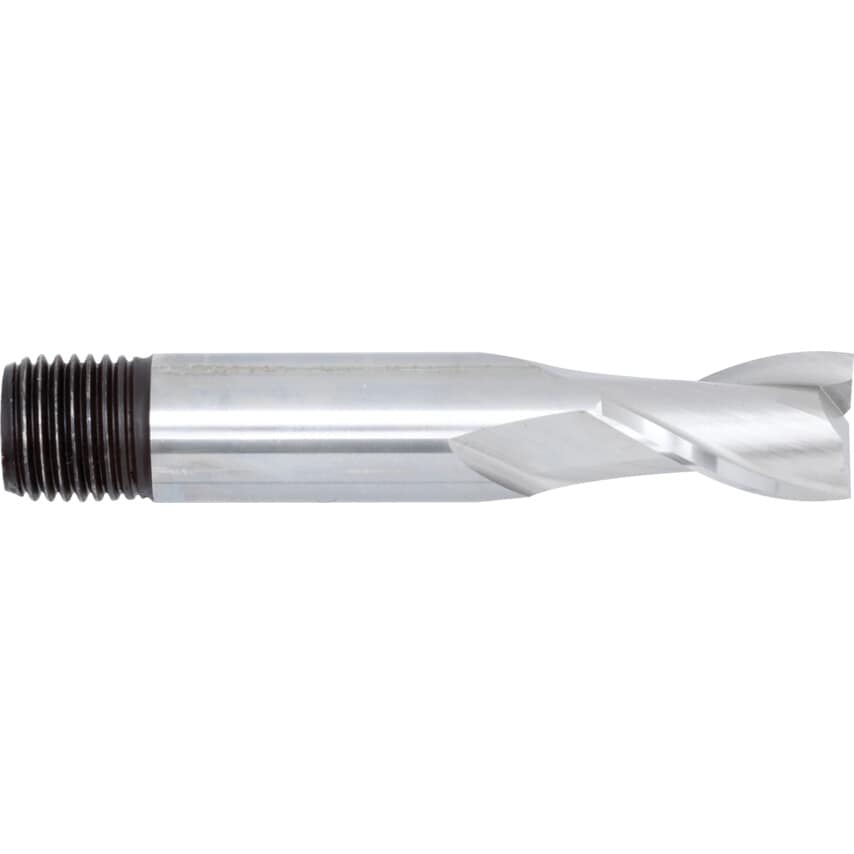 13/32" HSS 2 Flute Threaded Shank Short Series Slot Drill