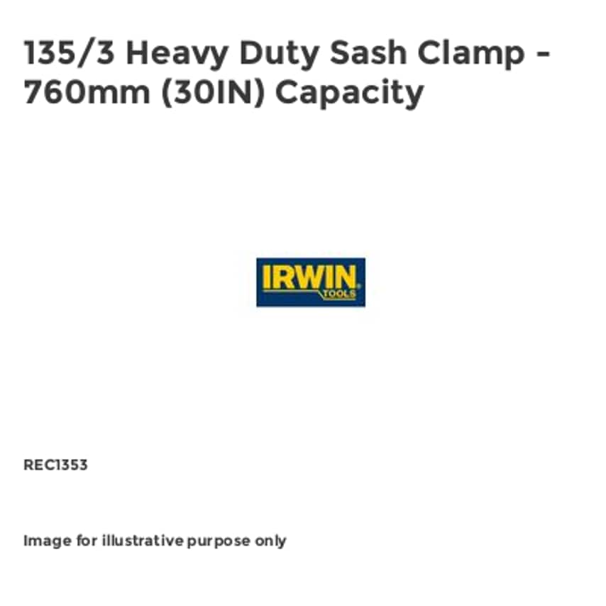 135/3 Heavy Duty Sash Clamp - 760mm (30IN) Capacity