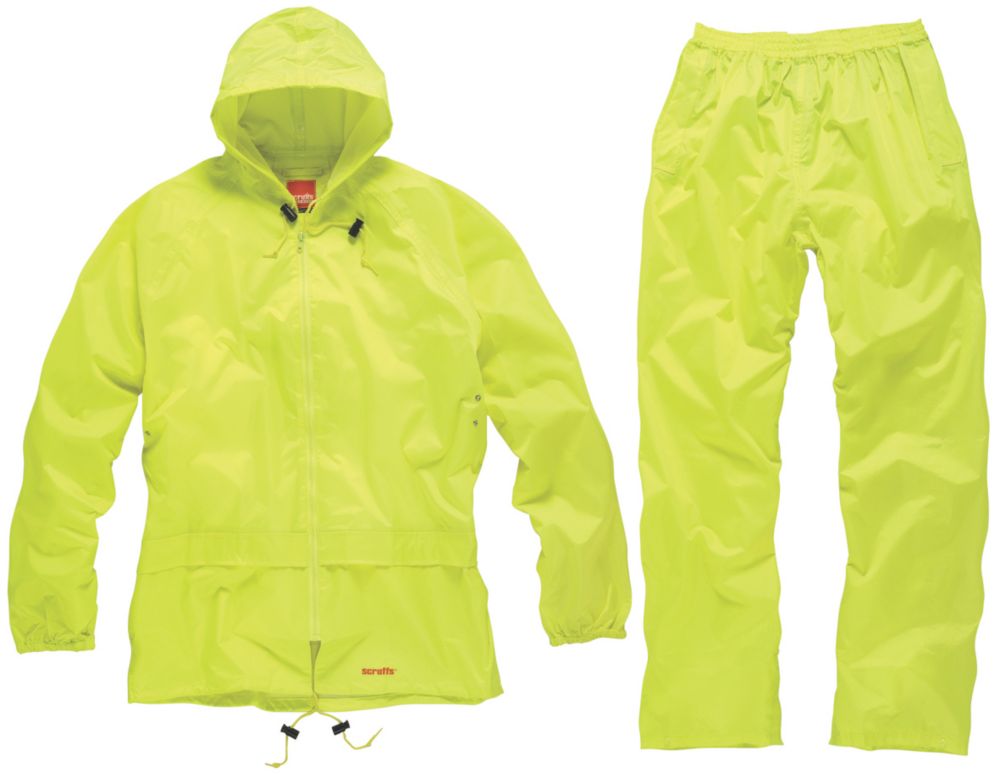 Scruffs T54556 Waterproof Suit Yellow X Large 46" Chest