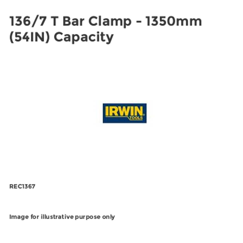136/7 T Bar Clamp - 1350mm (54IN) Capacity