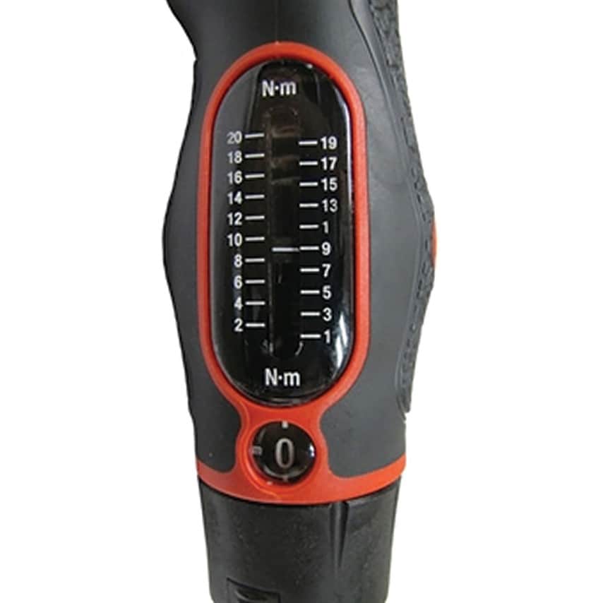 13833 TTI20 3/8" Square DV Torque Wrench 4-20N.M