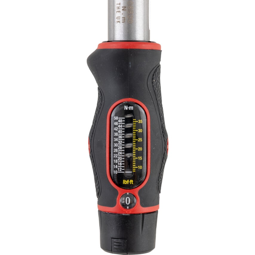 13842 TTI50 1/2" Square DV Torque Wrench 10-50N.M 8-35 Lbf.ft