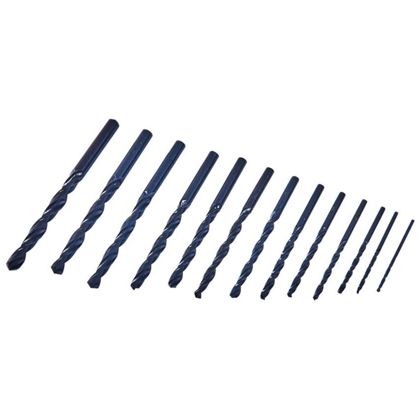 13 Piece High Speed Steel (Hss) Drill Set - Large