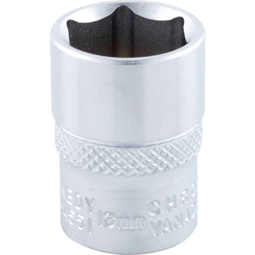 13mm Single Hex Socket 1/4" Square Drive