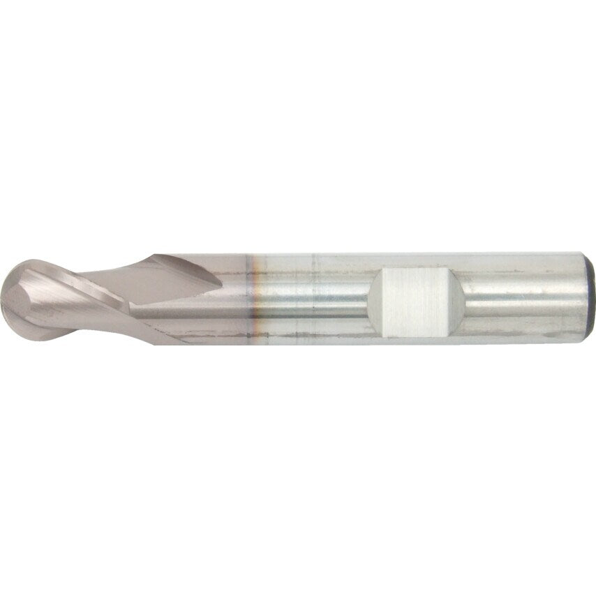 14.00MM 2FL Ball Nose HSCo Slot Drill TiCN