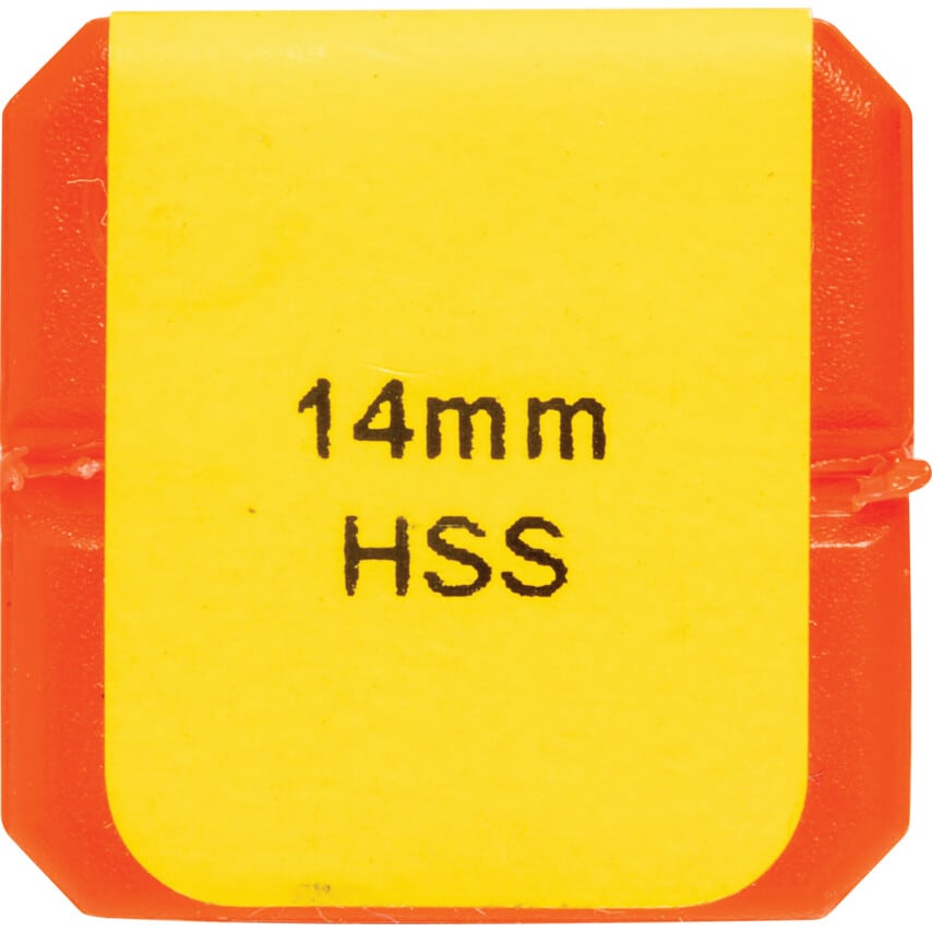 14.00MM HSS 2 Flute Threaded Shank Short Series Slot Drill