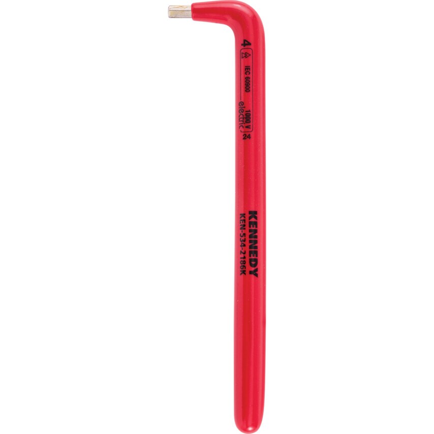 140 x 4mm Insulated Hexagon Key Safety Dip-Insulation DIN 911