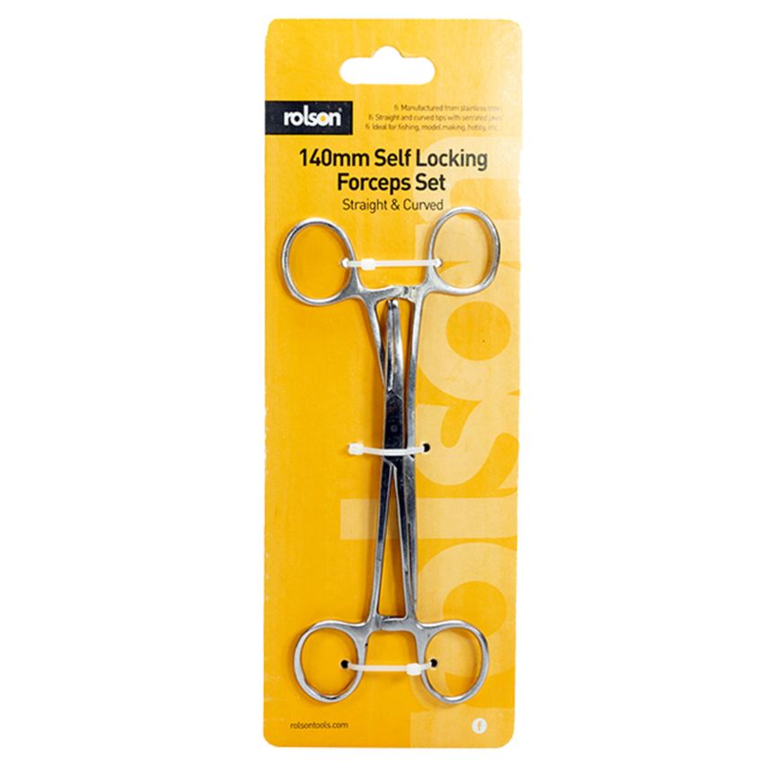 140mm Straight & Curved Forceps