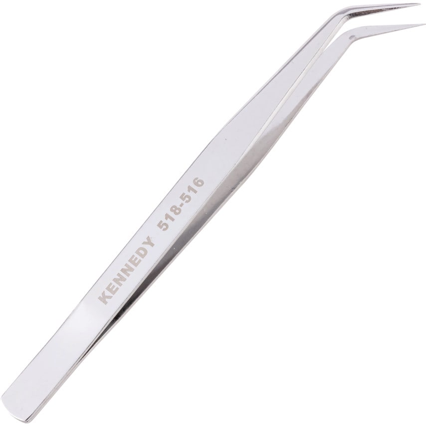 145mm Bent Nose Precision Tweezers