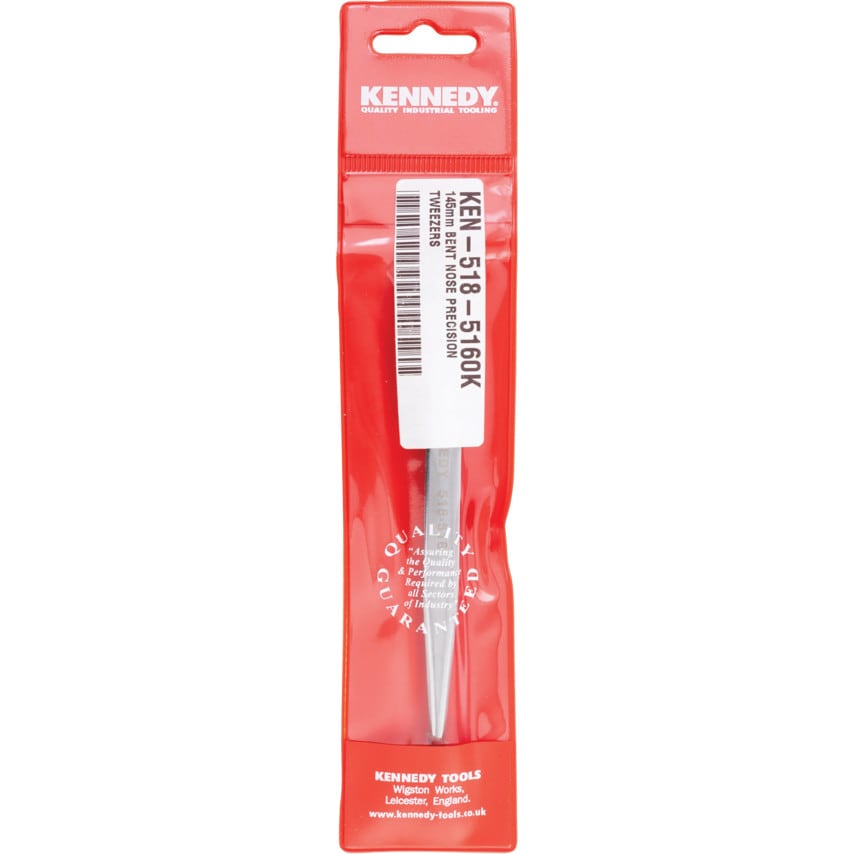 145mm Bent Nose Precision Tweezers