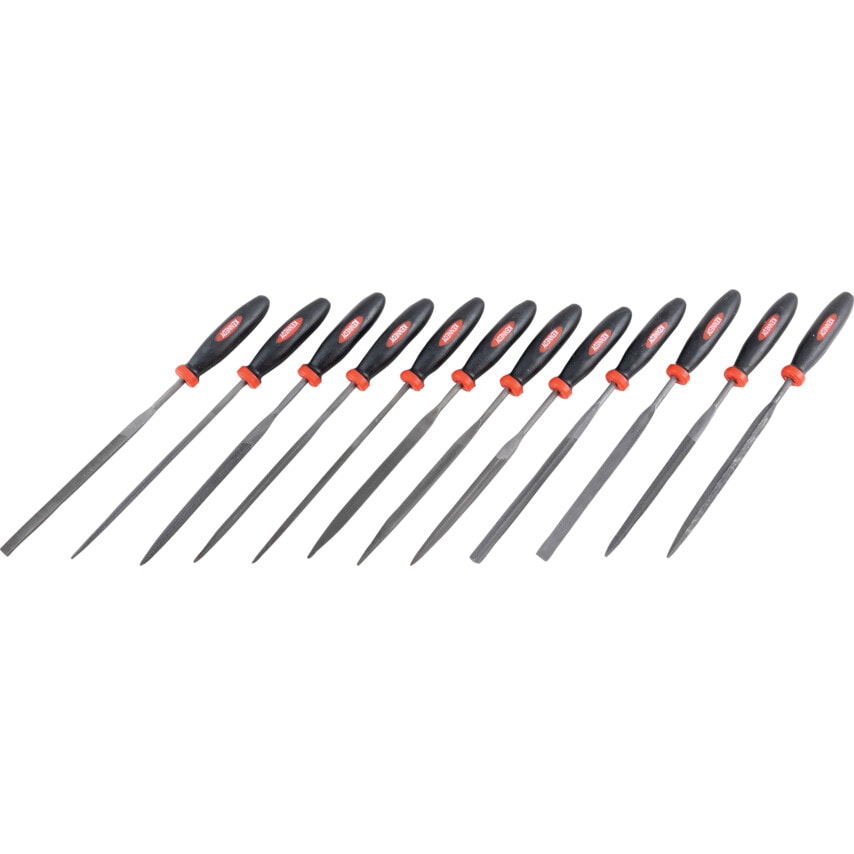 14CM (5.1/2") Cut 2 Assorted Needle File Set-12Pce