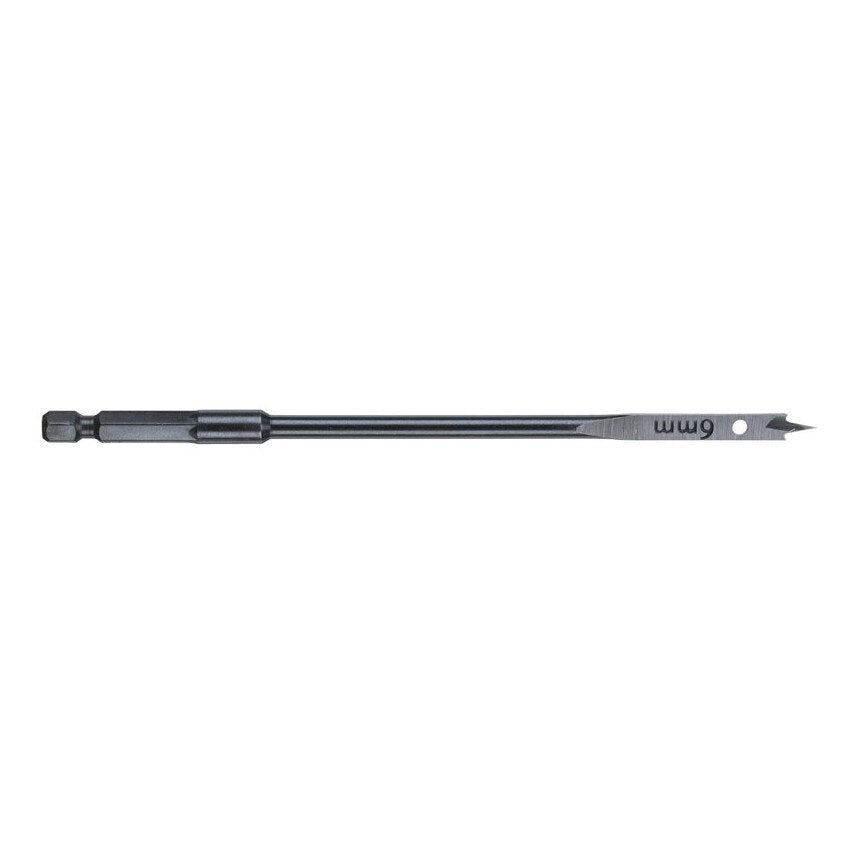 1/4"HEX Flat Drill/Boring Bit 6x160mm