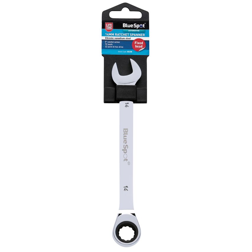 14MM Ratchet Spanner Fixed Head