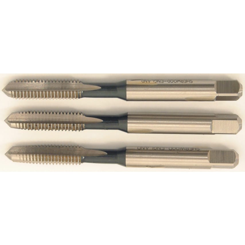 1/4"X26 BSF HSSGT Straight Flute Tap Set