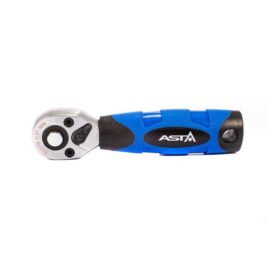 1/4" Drive Short Ratchet Wrench Reversible Quick Release 36 Tooth 110mm Long