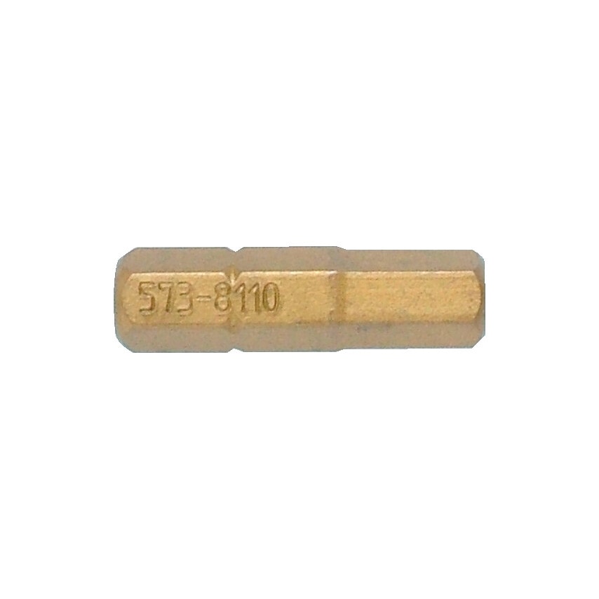 1/4" HEXx5.0mmx25mm Titanium Screwdriver Bit