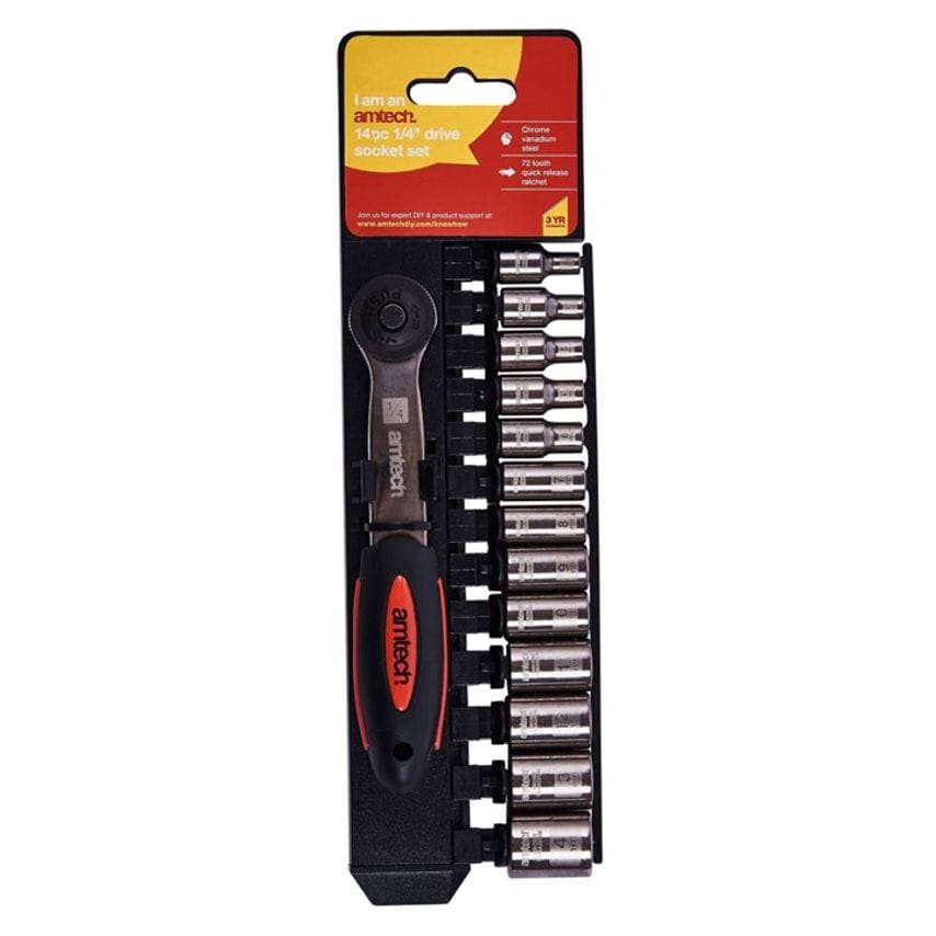 14 Piece 1/4" Socket Set