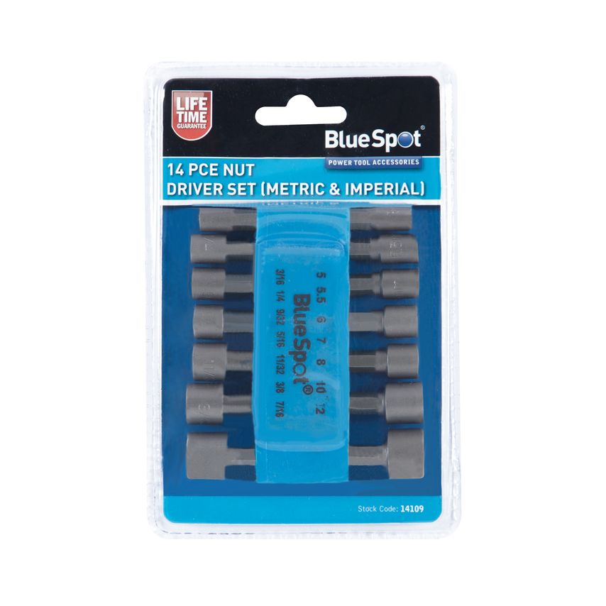 14 Piece Nut Driver Set (Metric & Imperial)