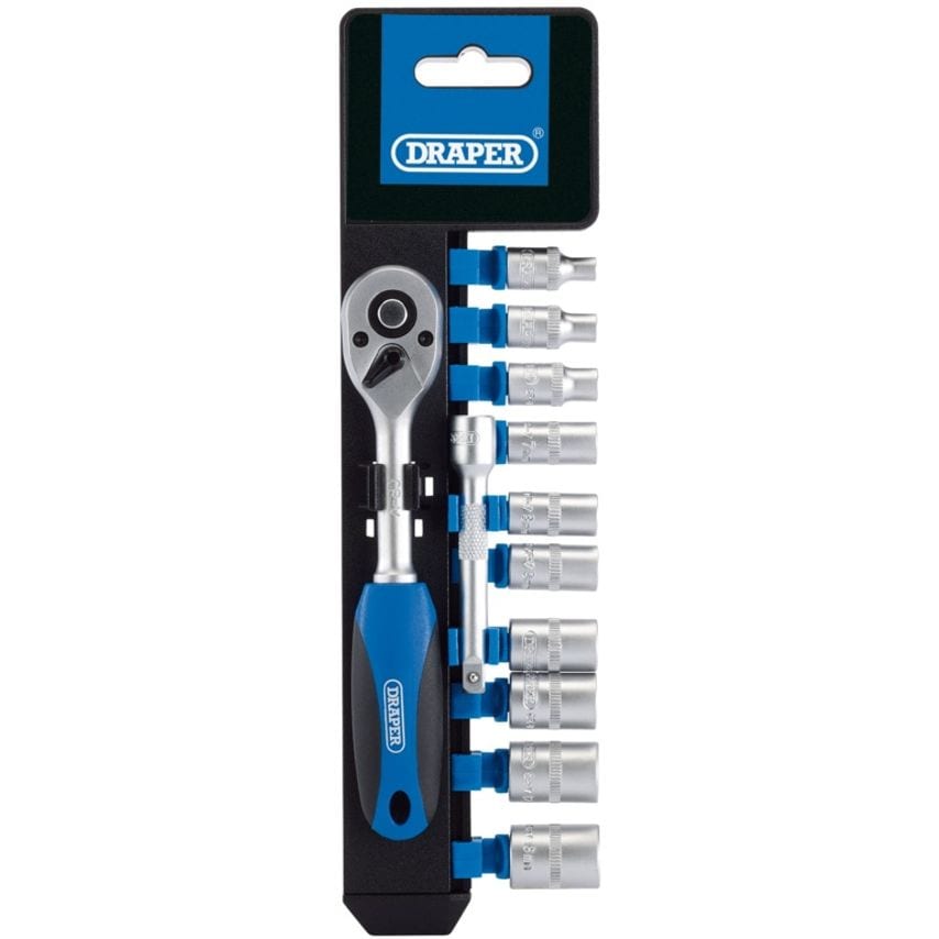 1/4" SQ Dr Metric Socket & Ratchet Set 12 Piece