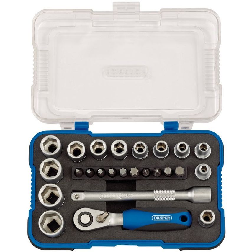 1/4" Socket Set 25-Piece