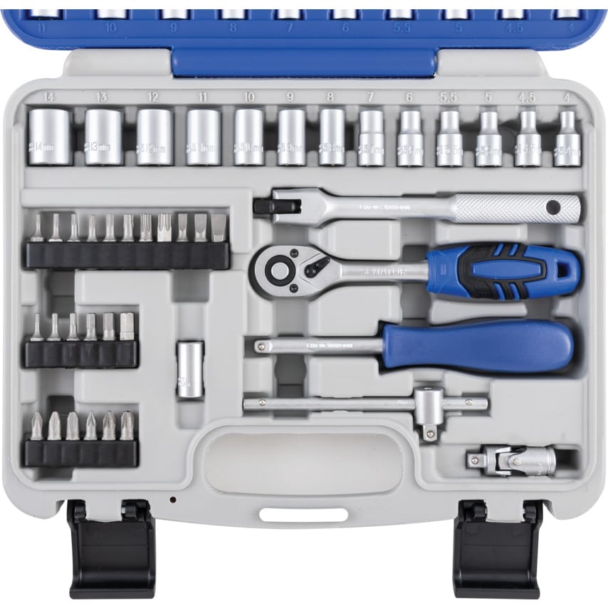 1/4" Square Drive 60 Piece Metric Socket Set