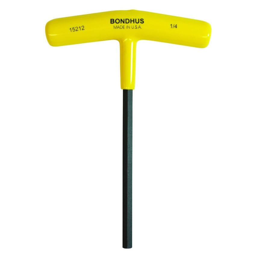 1/4" T-Handle Hex 6" Hex Blade, 1/4", 15212