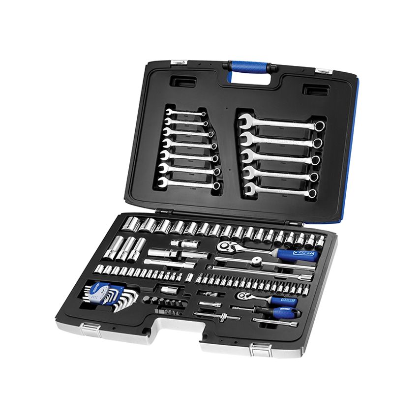 1/4 & 1/2in Drive Socket & Spanner Set, 101 Piece BRIE032911B
