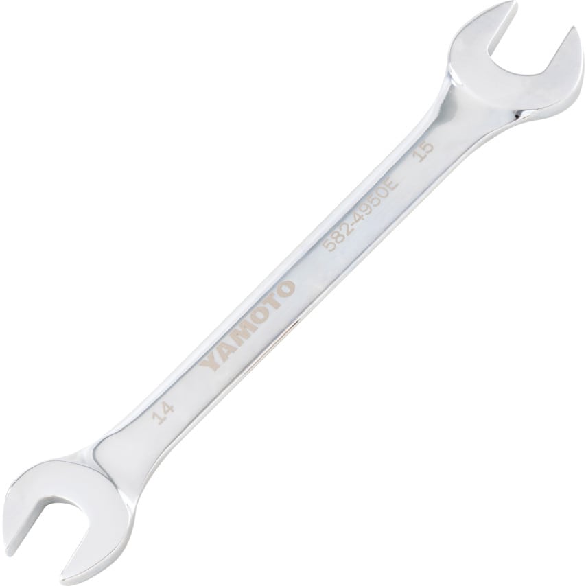 14 x 15mm Chrome Vanadium Open Ended Spanners