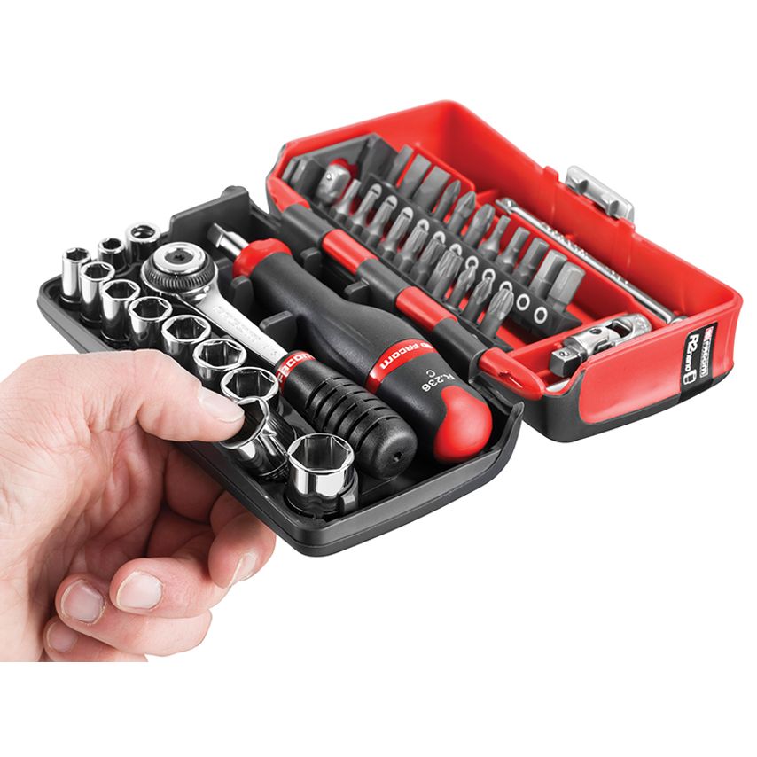 1/4in Drive R2NANO Socket Set, 38 Piece FCMR2NANO