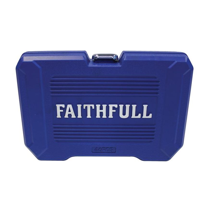 1/4in Drive Socket Set, 46 Piece FAISOC1446MN