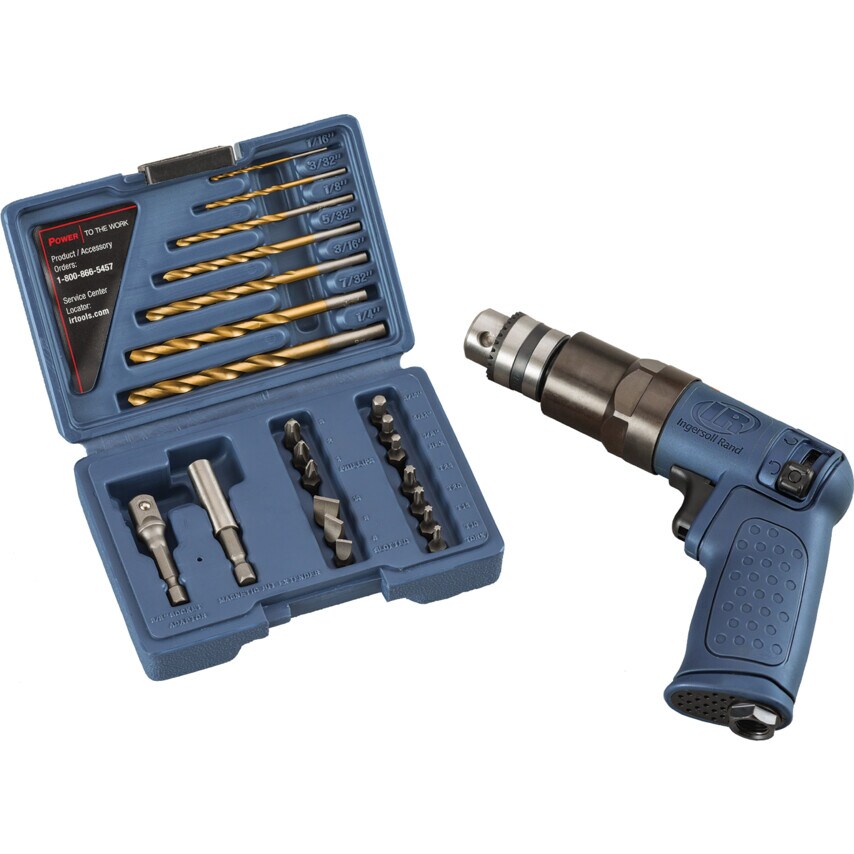 1/4in Mini Air Drill with Keyed Chuck 019KW/1875 RPM - ING2704252C
