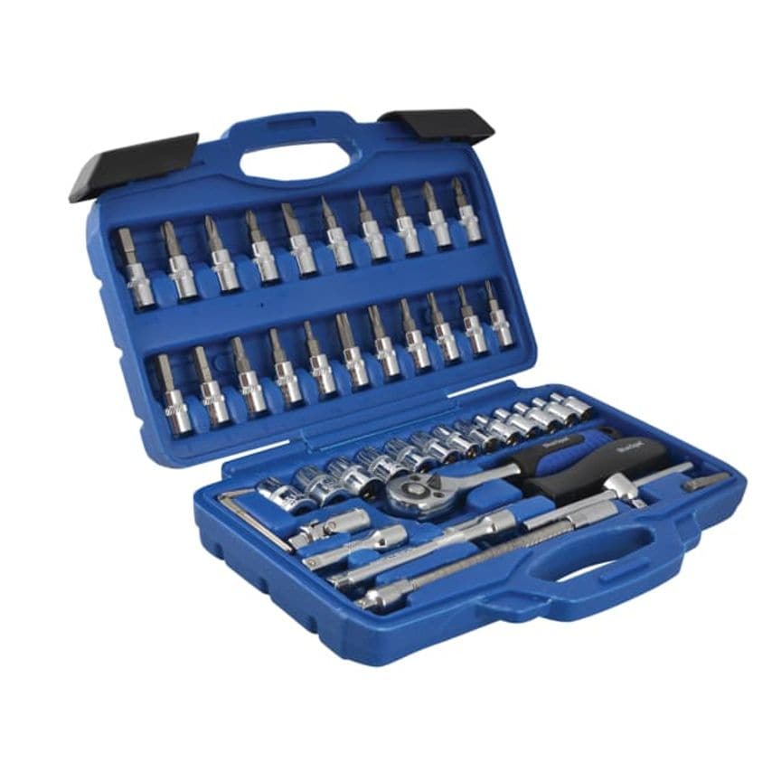1/4in Square Drive Socket & Bit Set, 46 Piece B/S01530