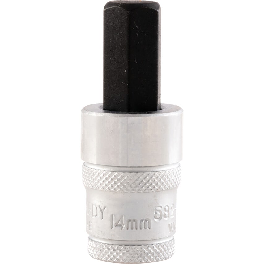 14mm x 65mm Hex Bit Socket 1/2" Square Drive