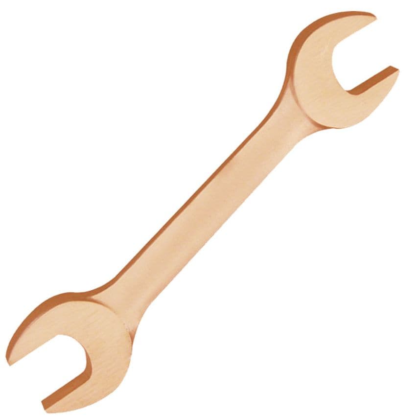 14x15mm D/E Open 15 Spanner Beryllium Copper Non-Spark