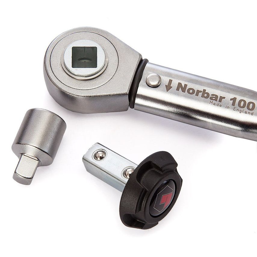 15003 Torque Wrench Model 100 Industrial Reversible Ratchet Pro 1/2" Square Drive 20 - 100 Nm 15.0 - 75.0 Lbf-Ft