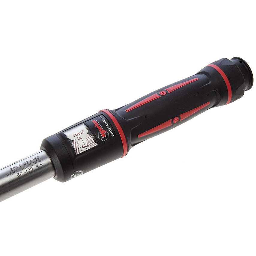 15005 Torque Wrench Pro 300 Adjustable 'Mushroom' Head 1/2" Drive 60-300Nm