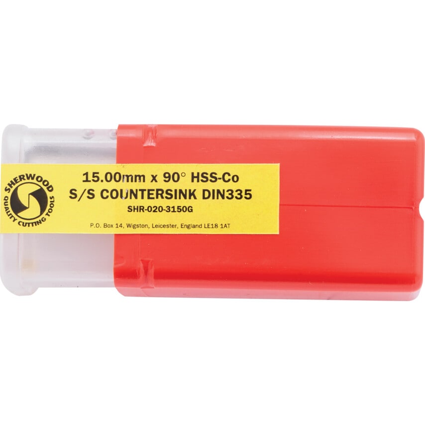 15.00MM 90DEG HSS-Cobalt S/S Countersink DIN335