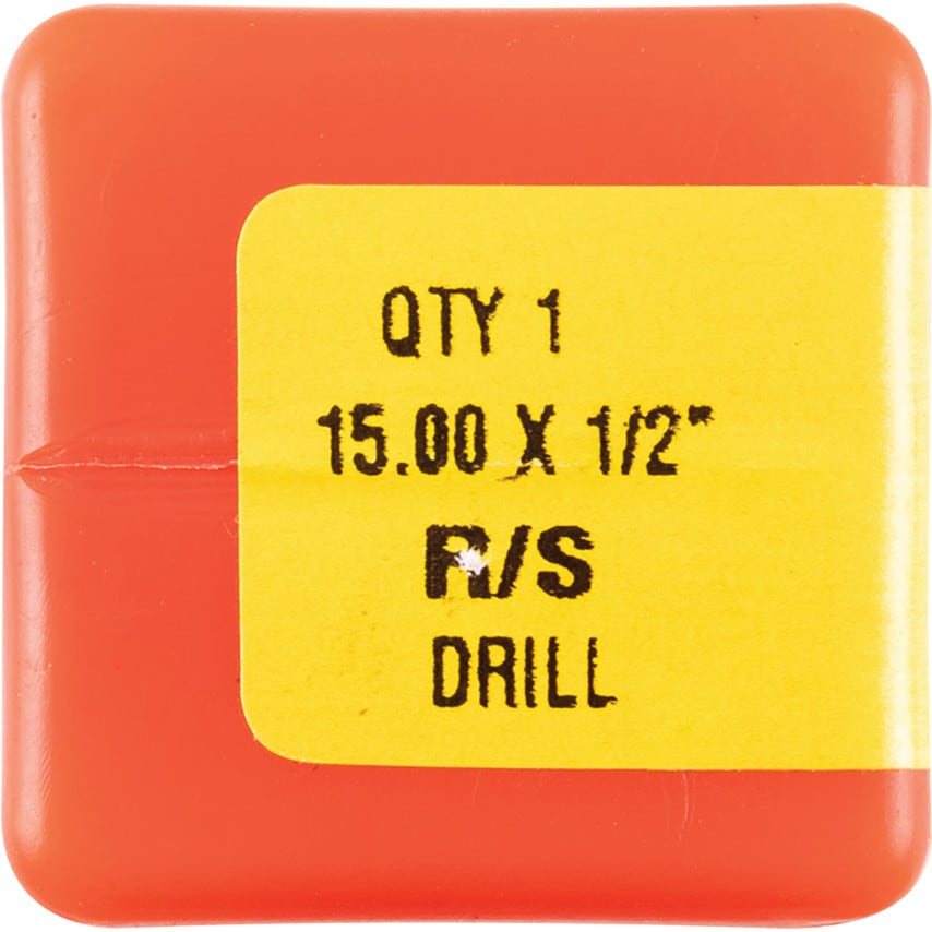 15.00MM HSS 1/2" Parallel Shank Drill