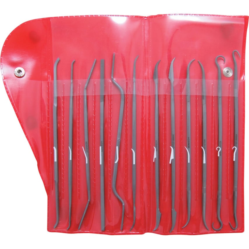 150MM (6") 12 Piece Second Cut Riffler File Set A
