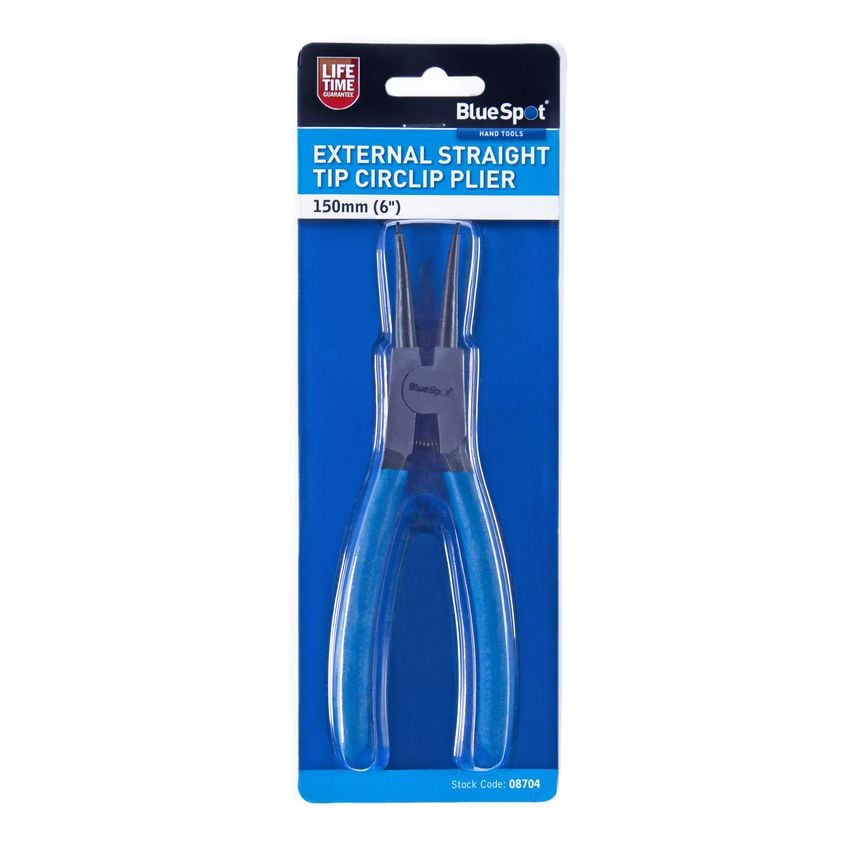 150MM (6") External Straight Tip Circlip Plier