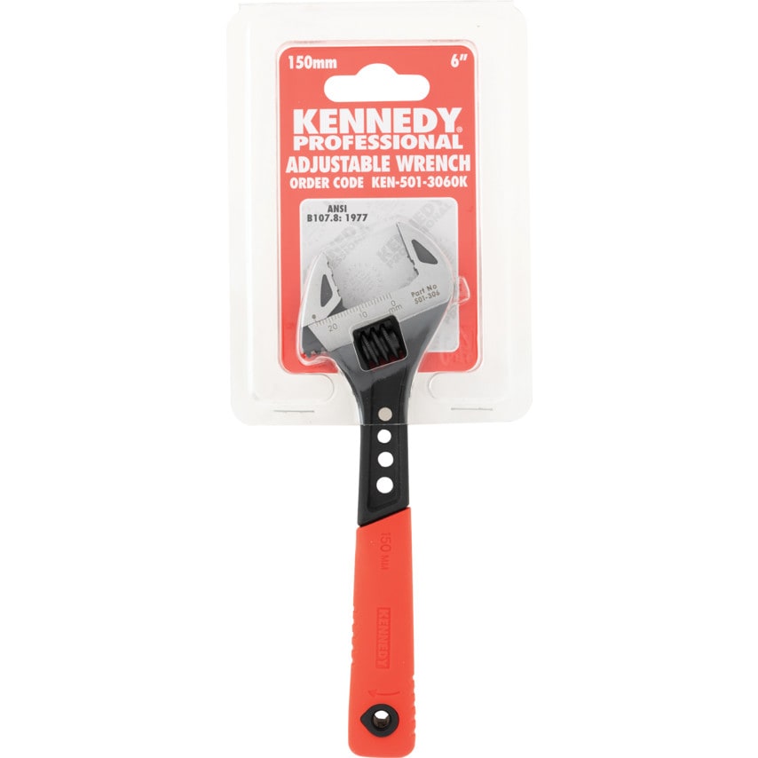 150mm/6" Soft Grip Phosphate Adjustable Wrench