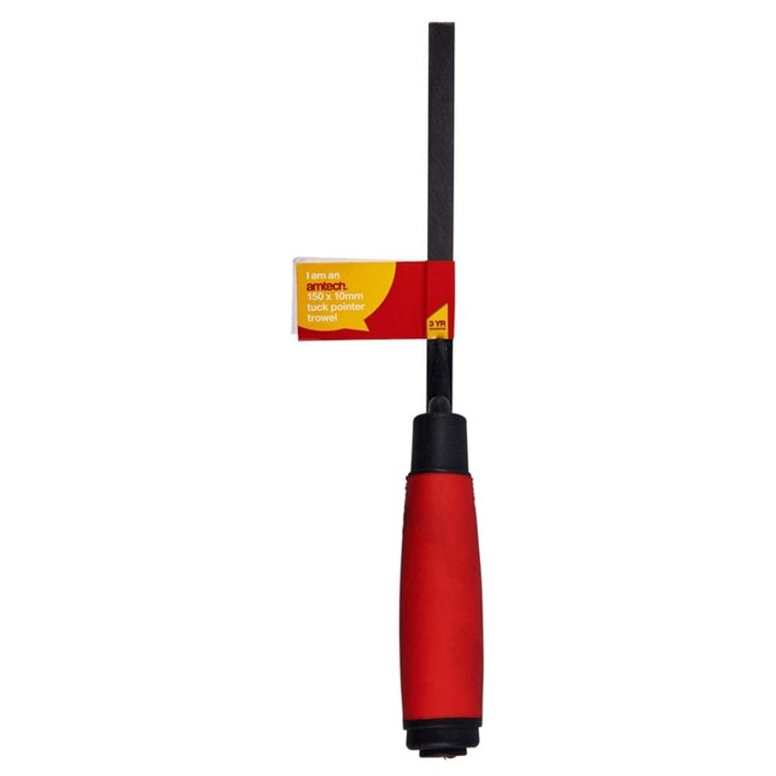 150mm (6") X 10mm (0.4") Tuck Pointer Trowel with Soft Grip