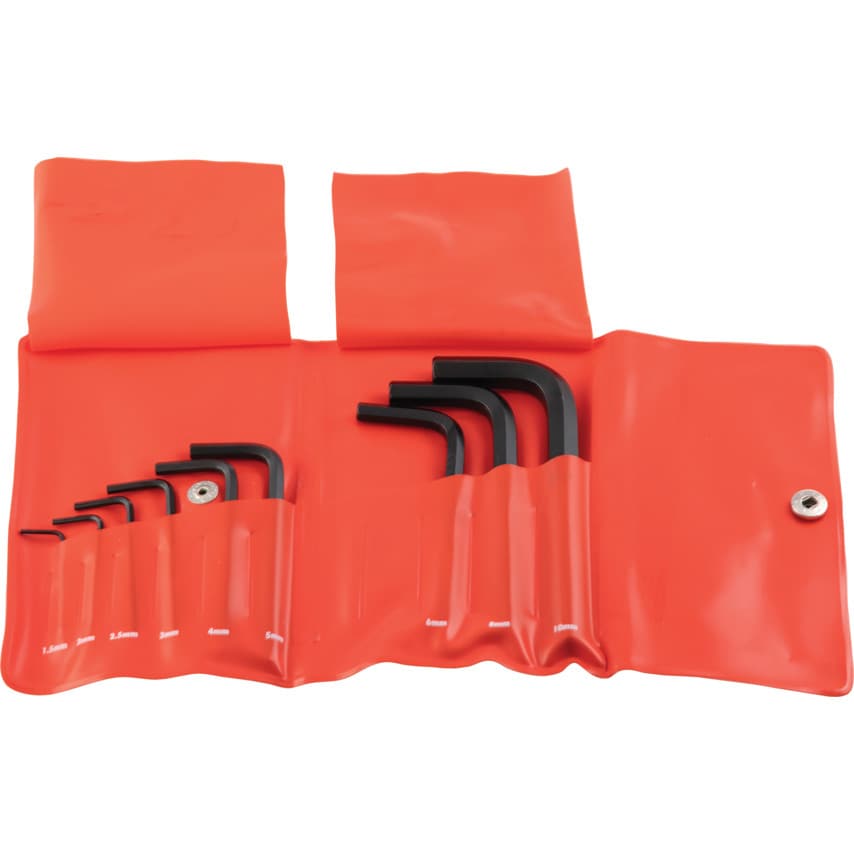 1.5-10mm Hexagon Wrench Set (9 Piece)