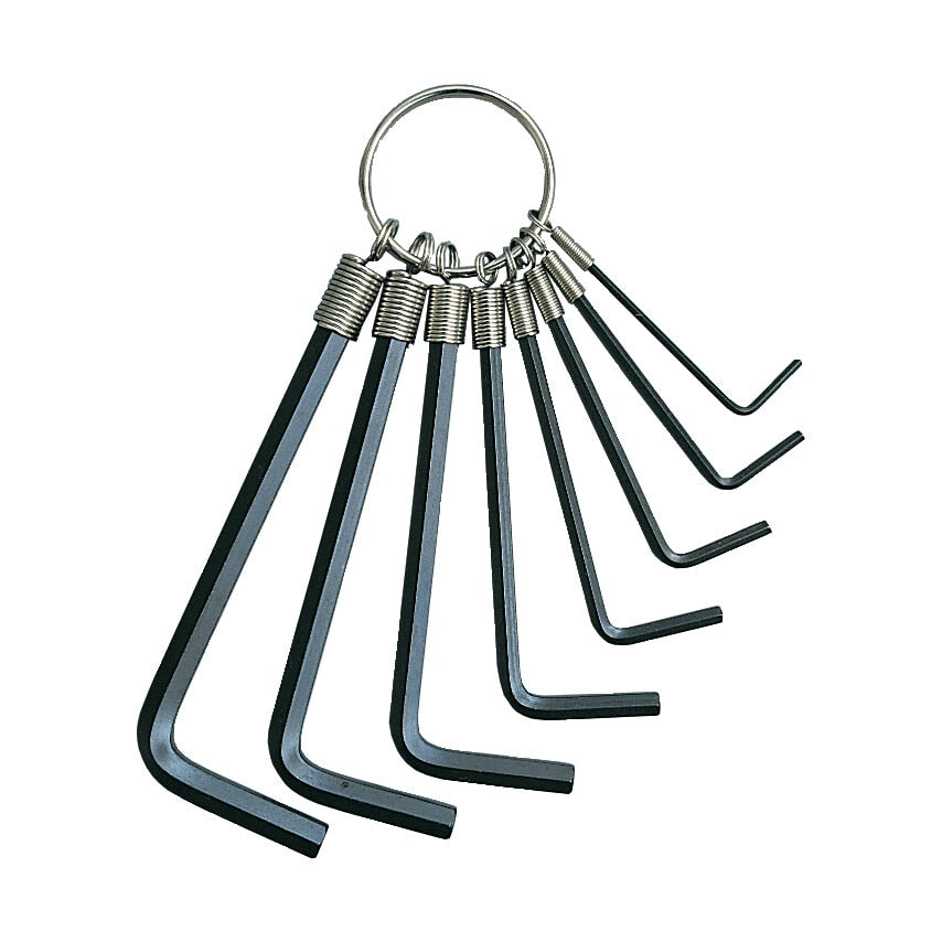 1.5-6mm Hexagon Wrench Set on Ring (8 Piece)
