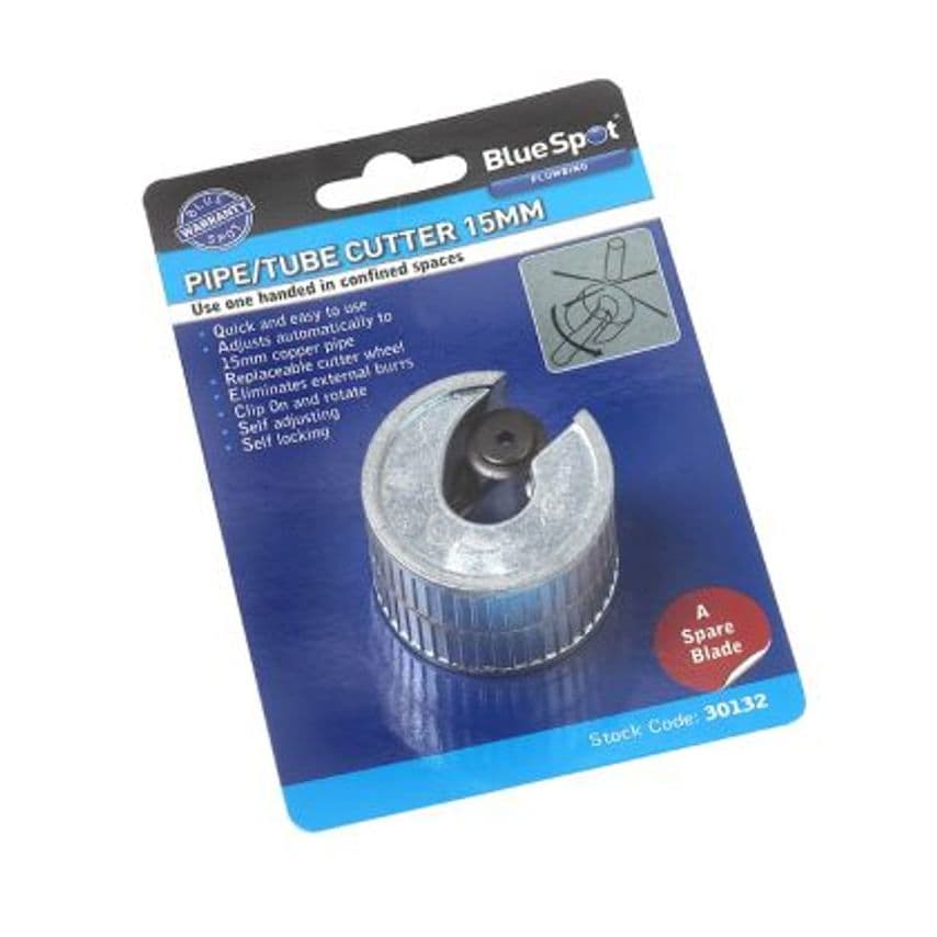 15mm Pipe and Tube Cutter With Extra Blade