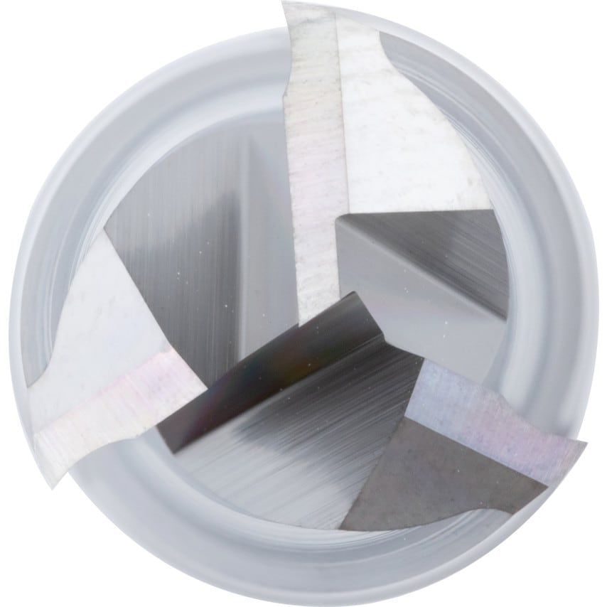 16.00MM Carbide 3 Flute Plain Shank Short Series Slot Drill - Uncoated
