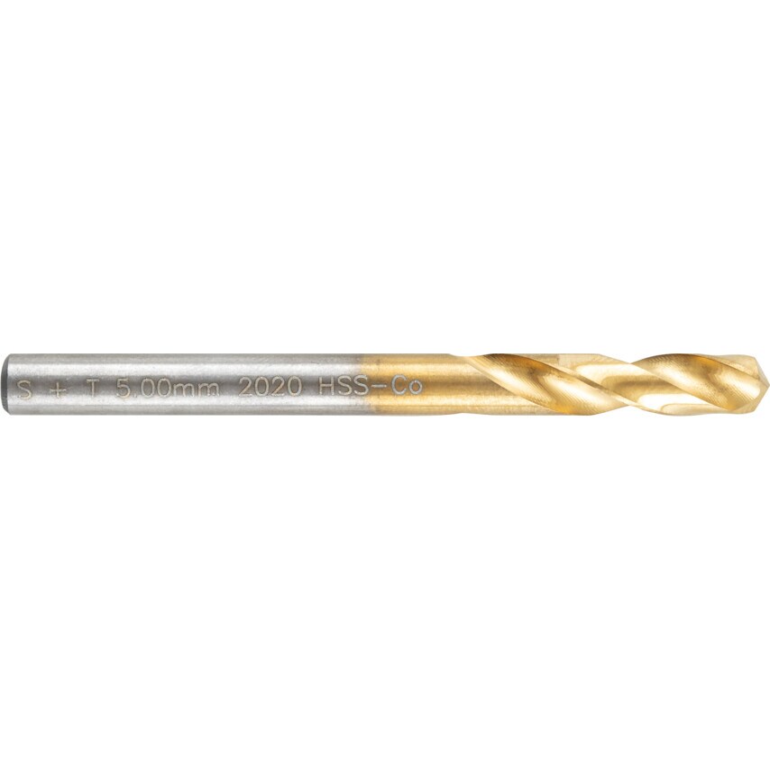 1.60MM H/Duty Cobalt Stub + TiN Drill