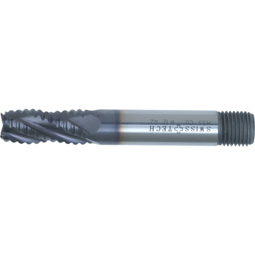 16.0 SCR Standard Coarse Rough End Mill - TiAlN