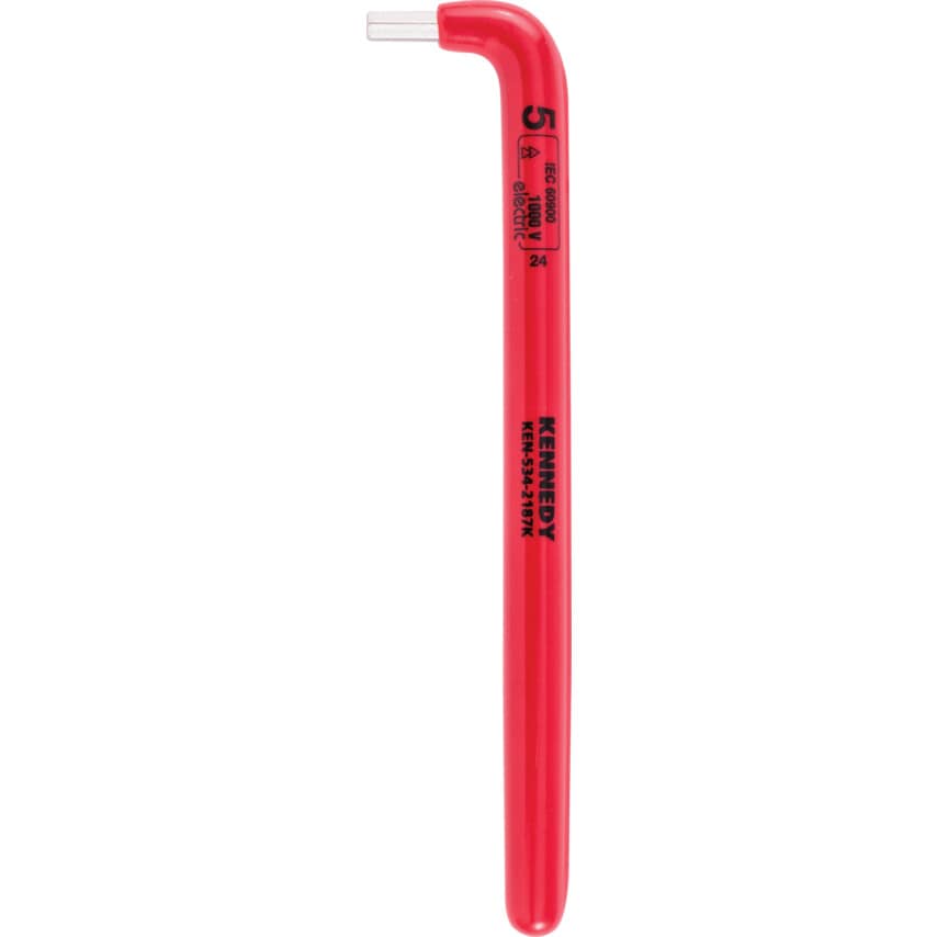 160 x 5mm Insulated Hexagon Key Safety Dip-Insulation DIN 911