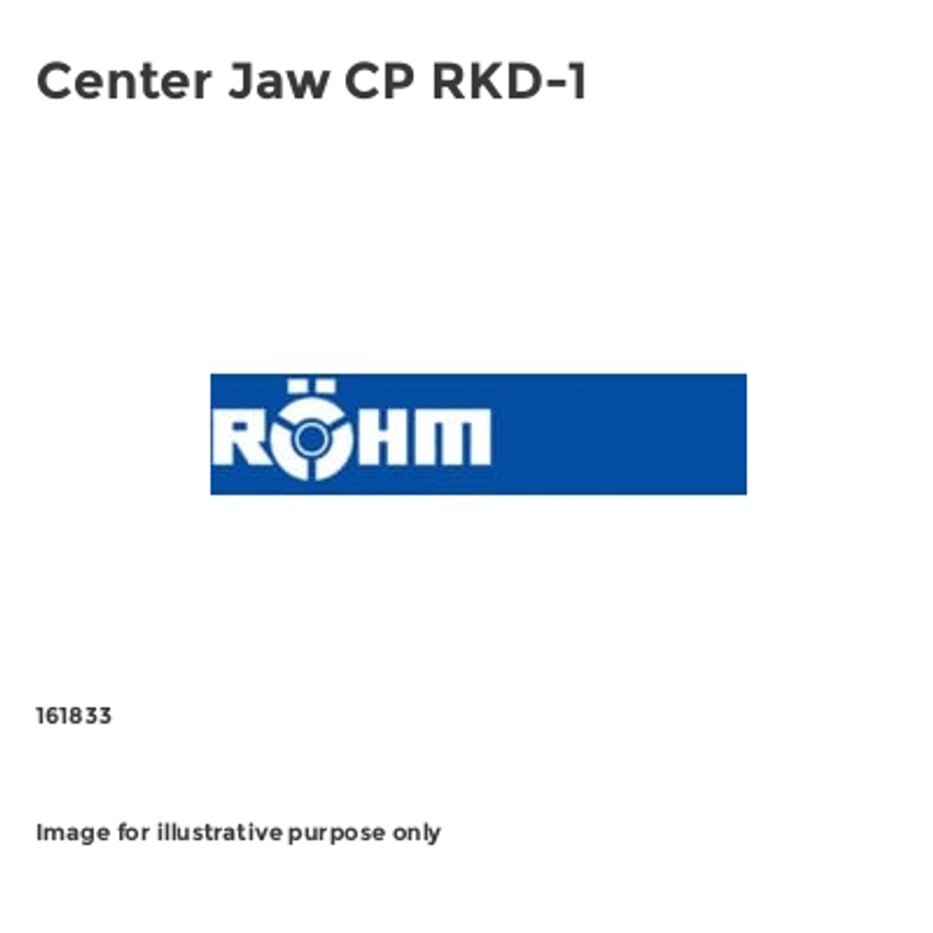 161833 Center Jaw CP RKD-1